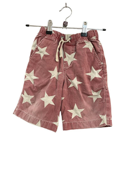 Preloved Mini Boden - Red White Star Capri Trousers (18-24m)