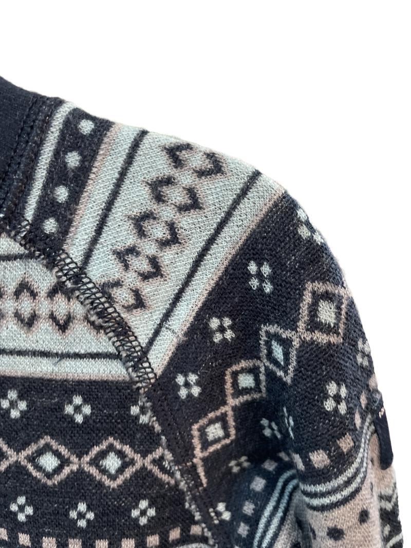 Preloved Polarn O. Pyret - Blue Gray Thermal Layer Top (2-3y, 3-4y)