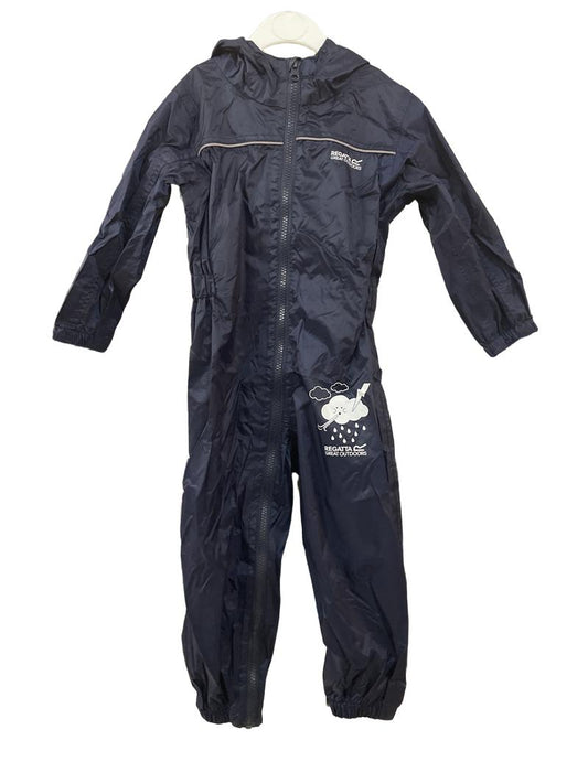 Preloved Regatta Great Outdoors - Navy Puddlesuit. (2-3y)