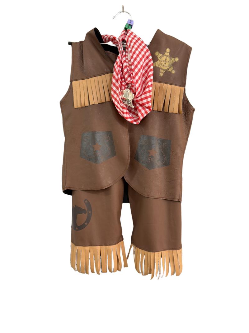 Preloved ELC - Brown Sheriff Costume (3-4y, 4-5y, 5-6y)