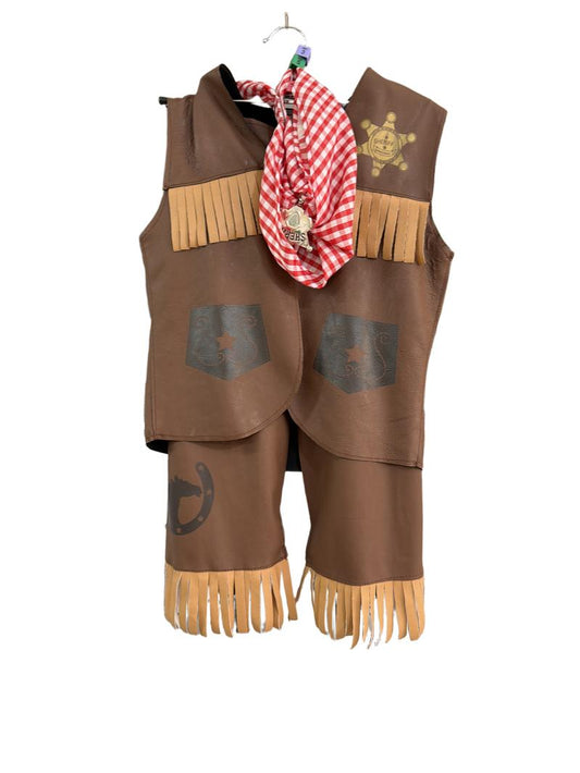 Preloved ELC - Brown Sheriff Costume (3-4y, 4-5y, 5-6y)