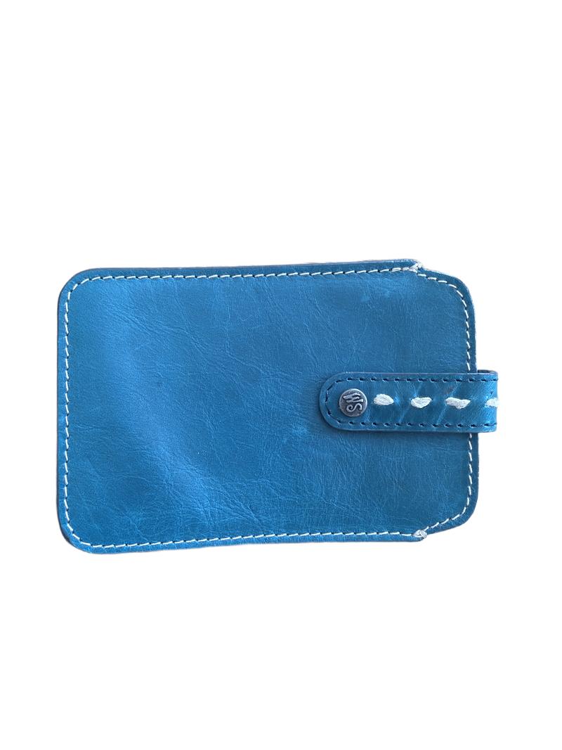 Preloved White Stuff - Blue Pouch.