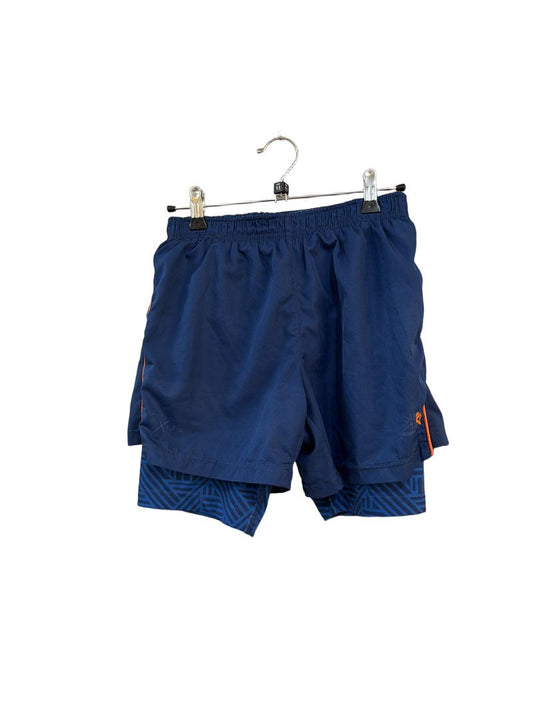 Preloved Karrimor - Blue Athletic Running 2 In 1 Shorts (11-12y)