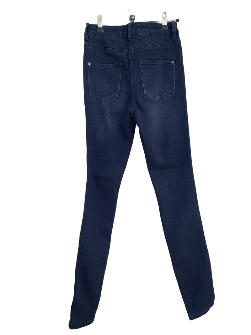 Preloved Next - Blue Denim Stretch Leggings, 6R (11-12y)