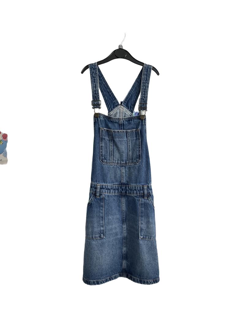 Preloved Marks & Spencer - Denim Dungaree Dress (12-13y)