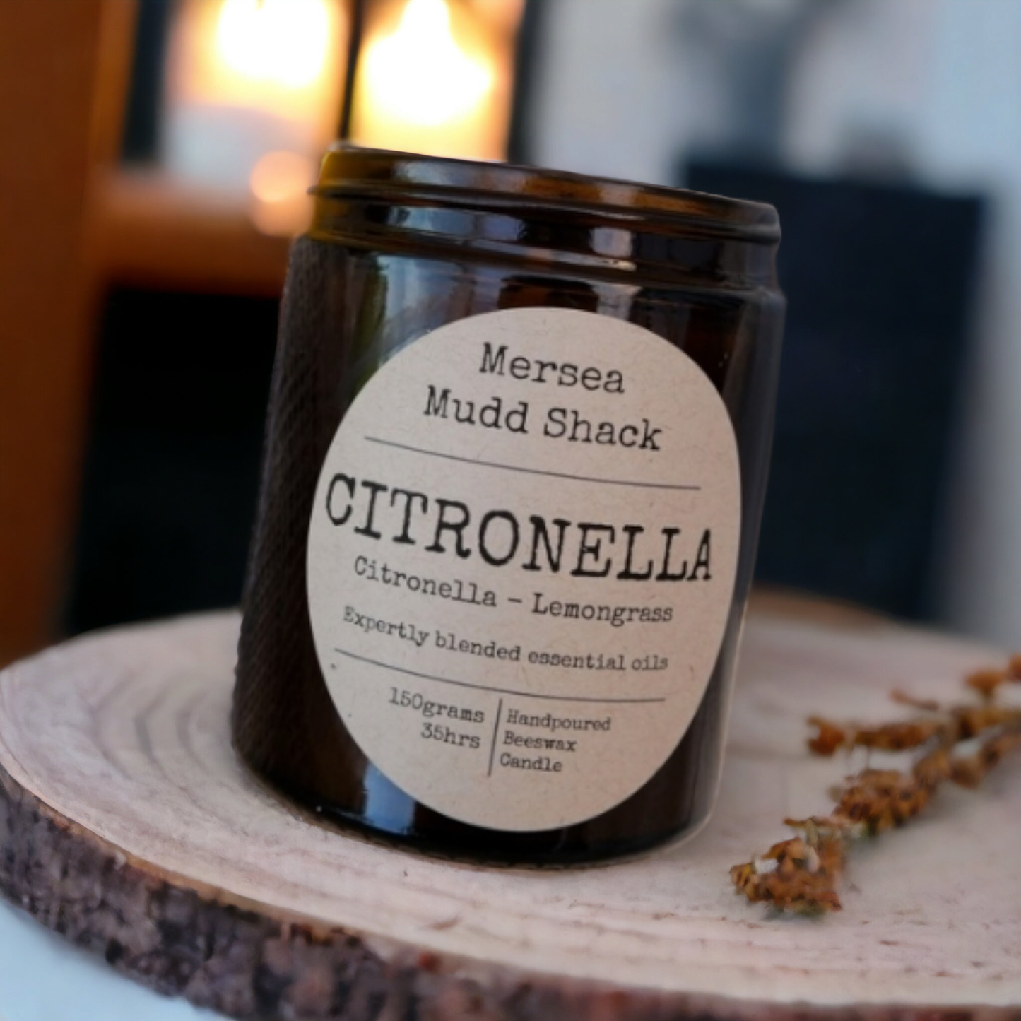 Citronella Beeswax Aromatherapy Candle