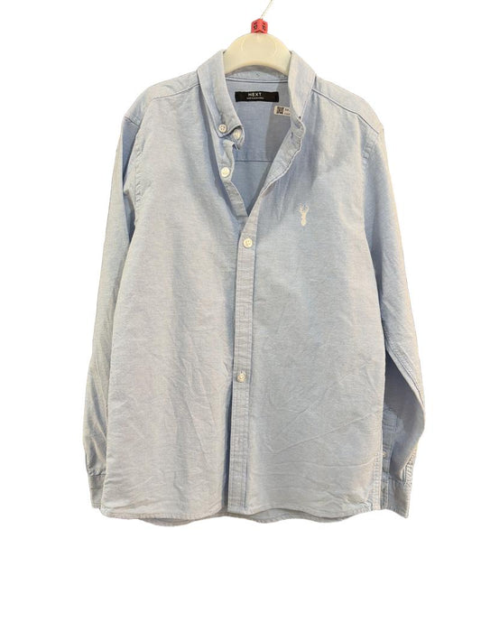 Preloved Next - Blue Collared Shirt (10-11y)
