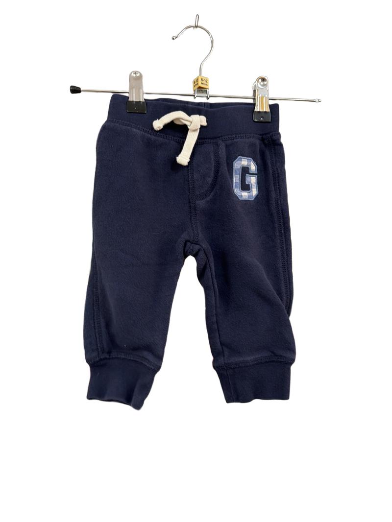 Preloved Baby Gap - Navy Gap Trousers, With Embroidered G. (6-12m)