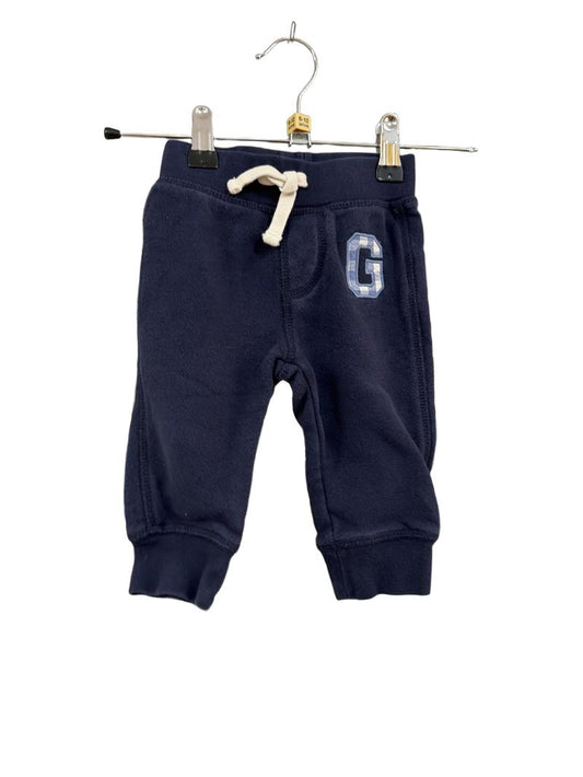 Preloved Baby Gap - Navy Gap Trousers, With Embroidered G. (6-12m)