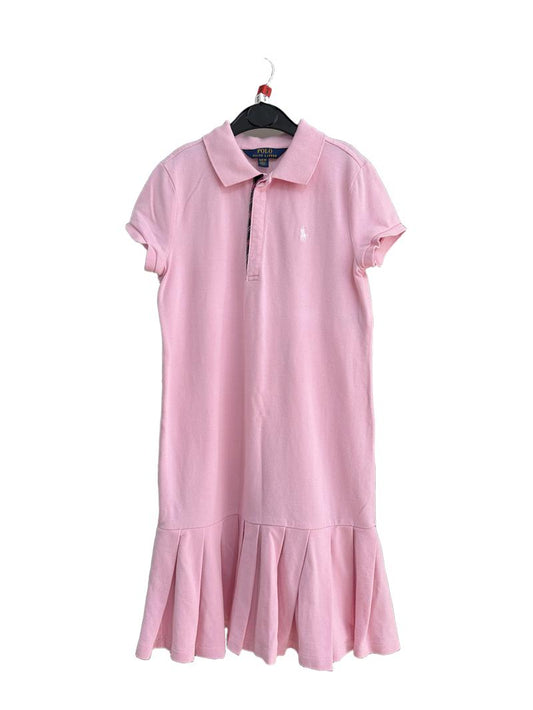 Preloved Polo Ralph Lauren - Pink Polo Shirt Dress (8-9y, 9-10y)