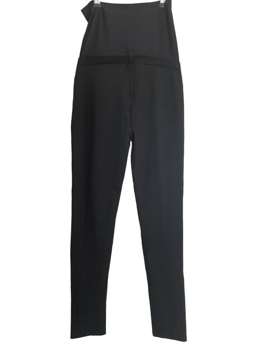 Preloved Seraphine - Black Maternity Thick Legging Feel Trousers  (10 Women)