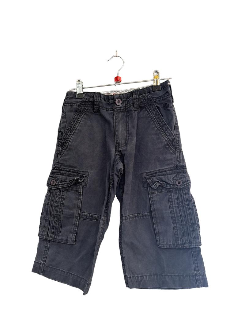 Preloved Fatface - Black Cargo Shorts (8-9y)