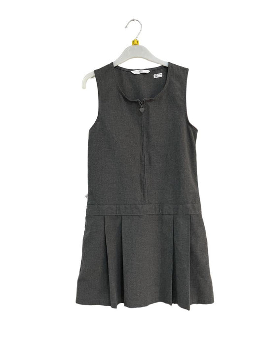 Preloved Marks & Spencer - Gray School Dress (7-8y)
