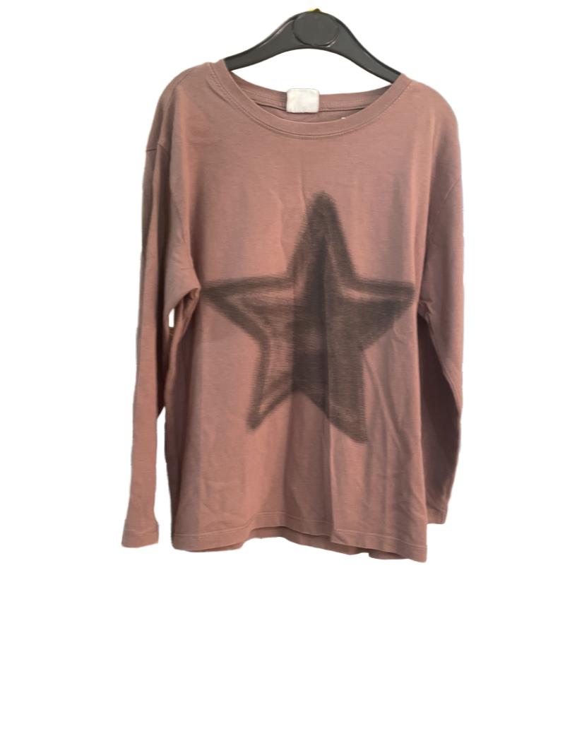 Preloved Zara - Brown Star Long-sleeved T Shirt (7-8y)
