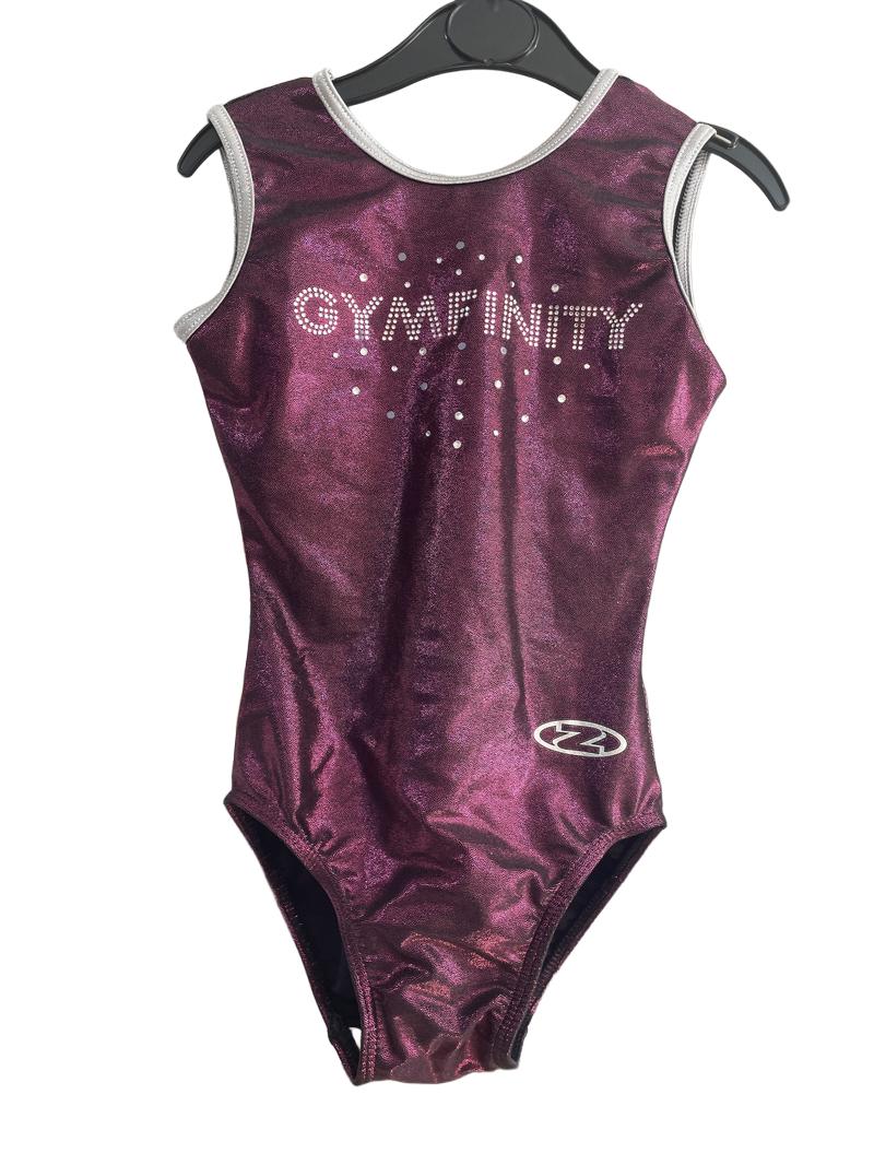 Preloved Z (The Zone) - Pink Sparkly Gymfinity Leotard Sleeveless (8-9y) - Sports