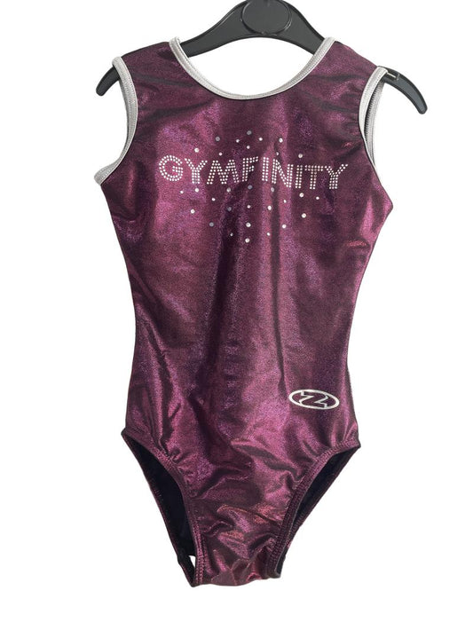 Preloved Z (The Zone) - Pink Sparkly Gymfinity Leotard Sleeveless (8-9y) - Sports