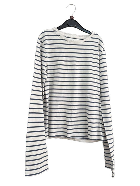 Preloved John Lewis - Blue White Stripe Long-sleeved Top (13-14y)
