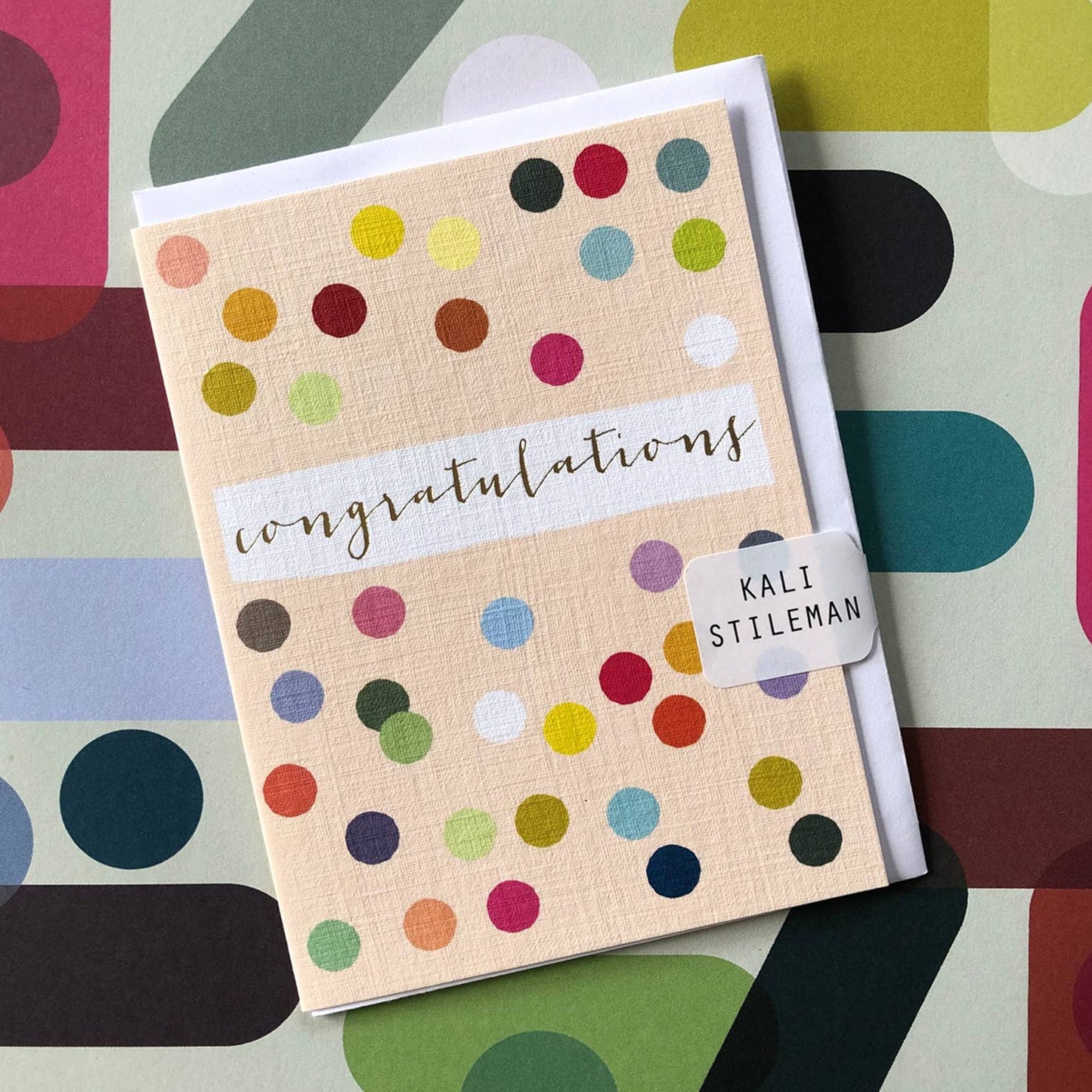 TW434 Mini Gold Foiled Congratulations Card