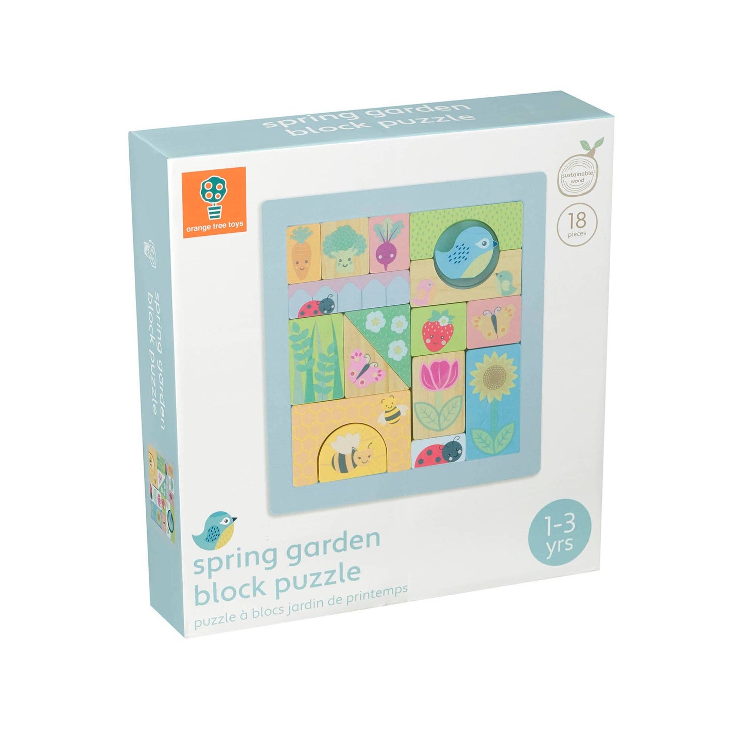 Spring Garden Block Wooden Puzzle