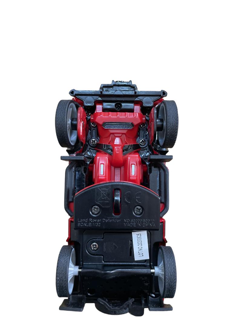Preloved Transformers Rastar, Red Land Rover - Hasbro