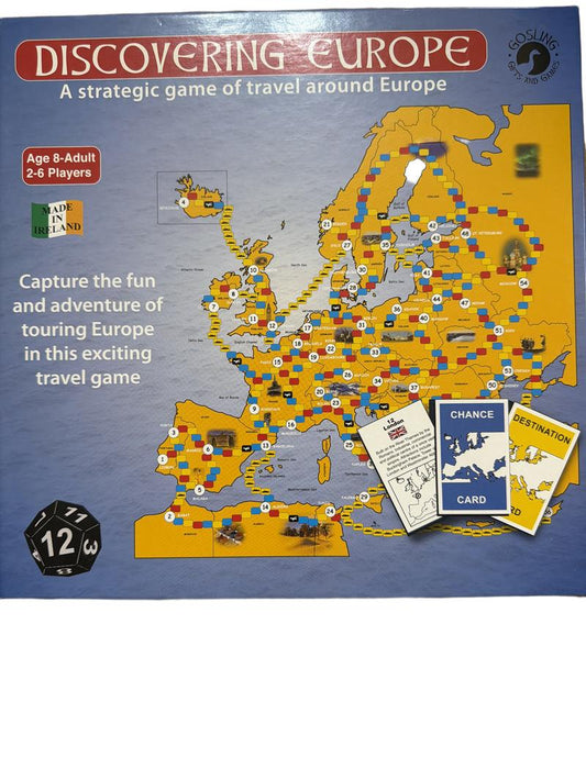 Preloved Toys - Discovering Europe Card Game - Gosling Gifts And Games