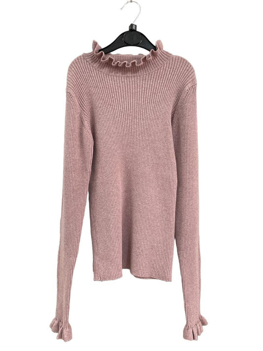 Preloved Next - Pink Ribbed Long Sleeve Top (11-12y)