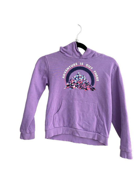 Preloved Mountain Warehouse - Purple Adventure Is Out There Hoodie (9-10y)