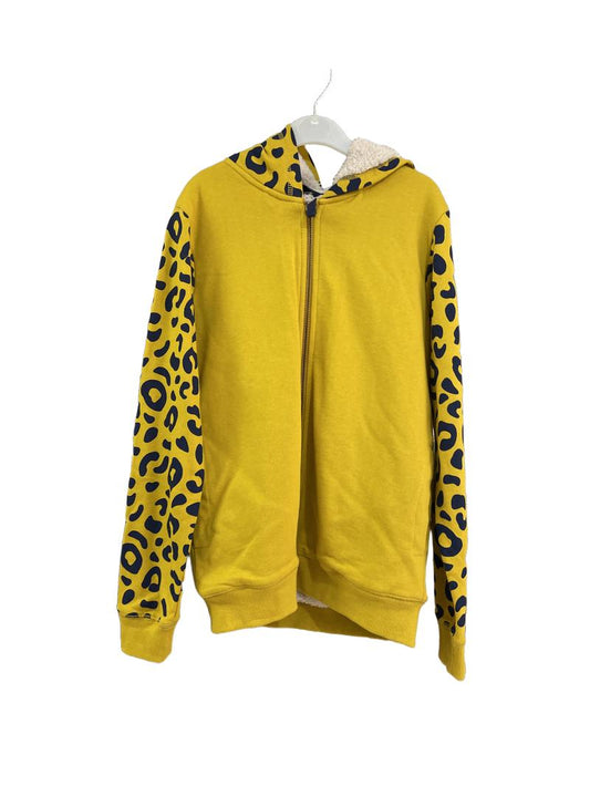 Preloved Mini Boden - Yellow Fleece-lined Zip Hoodie (11-12y)