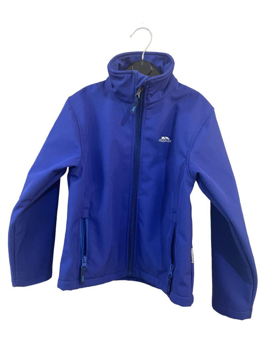 Preloved Trespass - Blue Zip Soft Shell Windbreaker (5-6y)