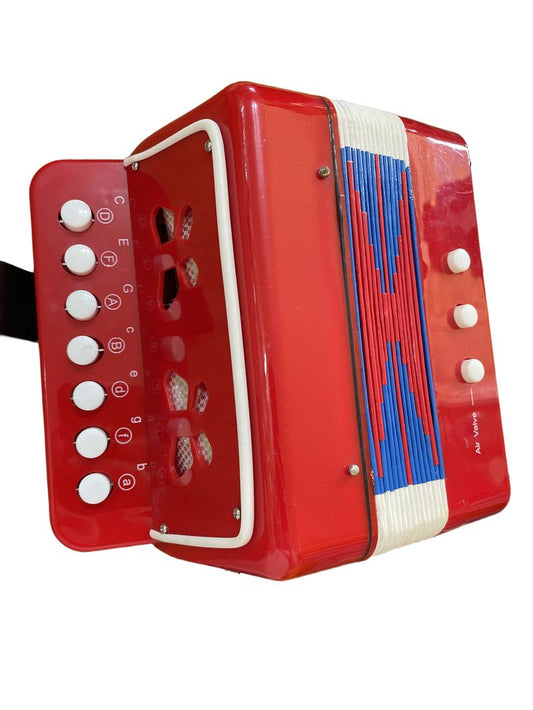 Preloved Toys - Red Plastic Accordion - John Lewis