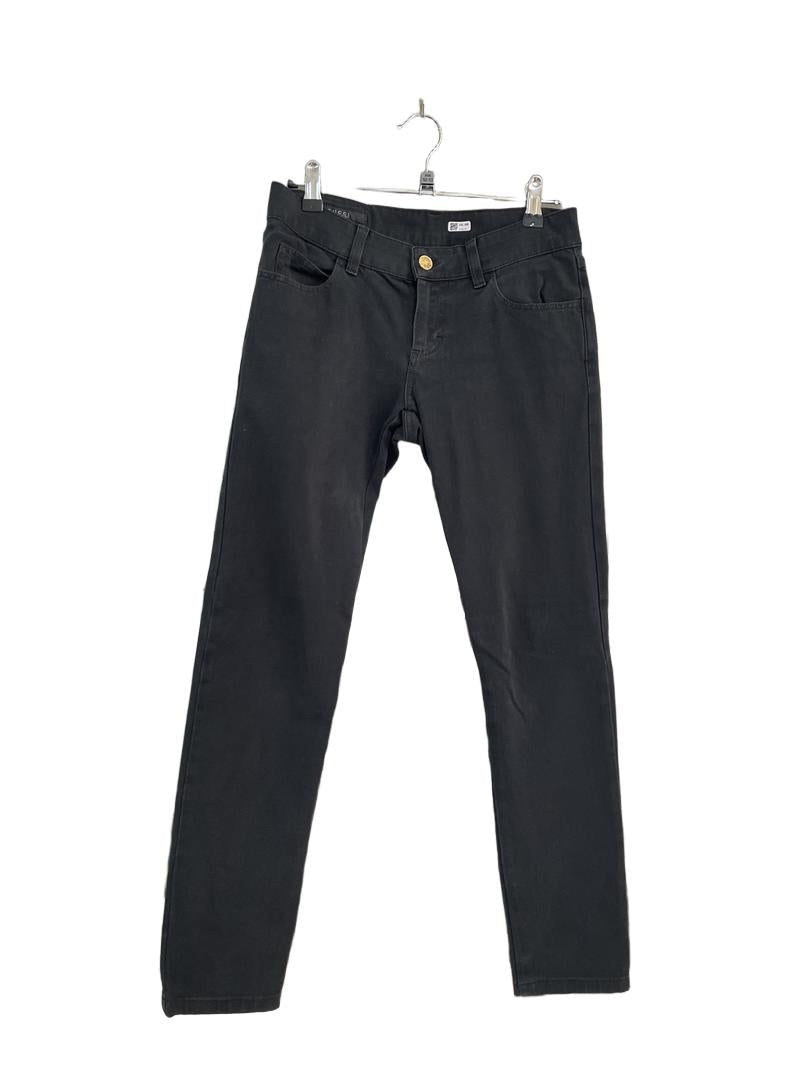 Preloved Gucci - Black Stretch Denim Trousers (12-13y)