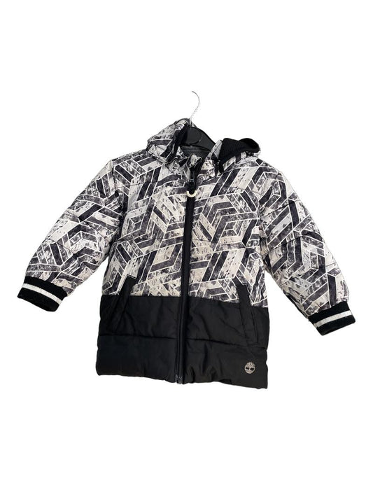 Preloved Timberland - Gray Black Puffer Parka Duffel Jacket (2-3y)
