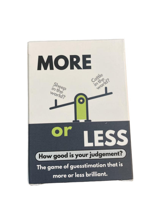 Preloved Toys - More Or Less Card Game - Propifi Limited