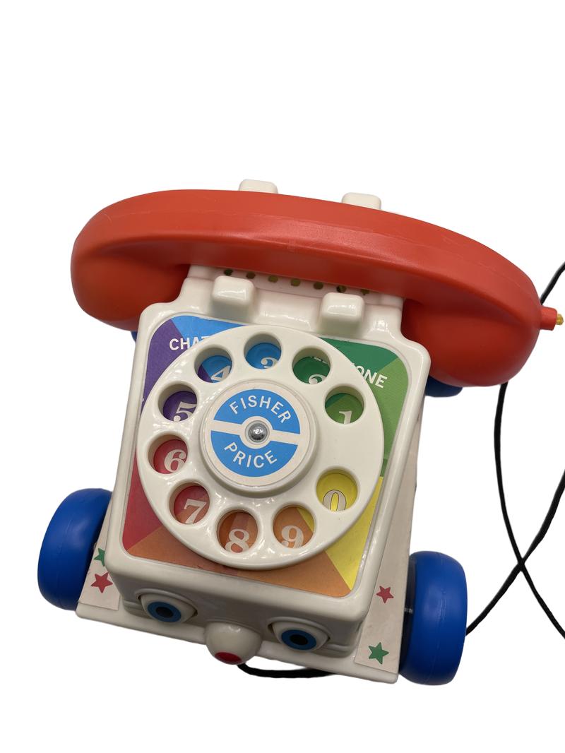 Preloved Retro Vintage Telephone Pull Toy - Fisher Price - Toys