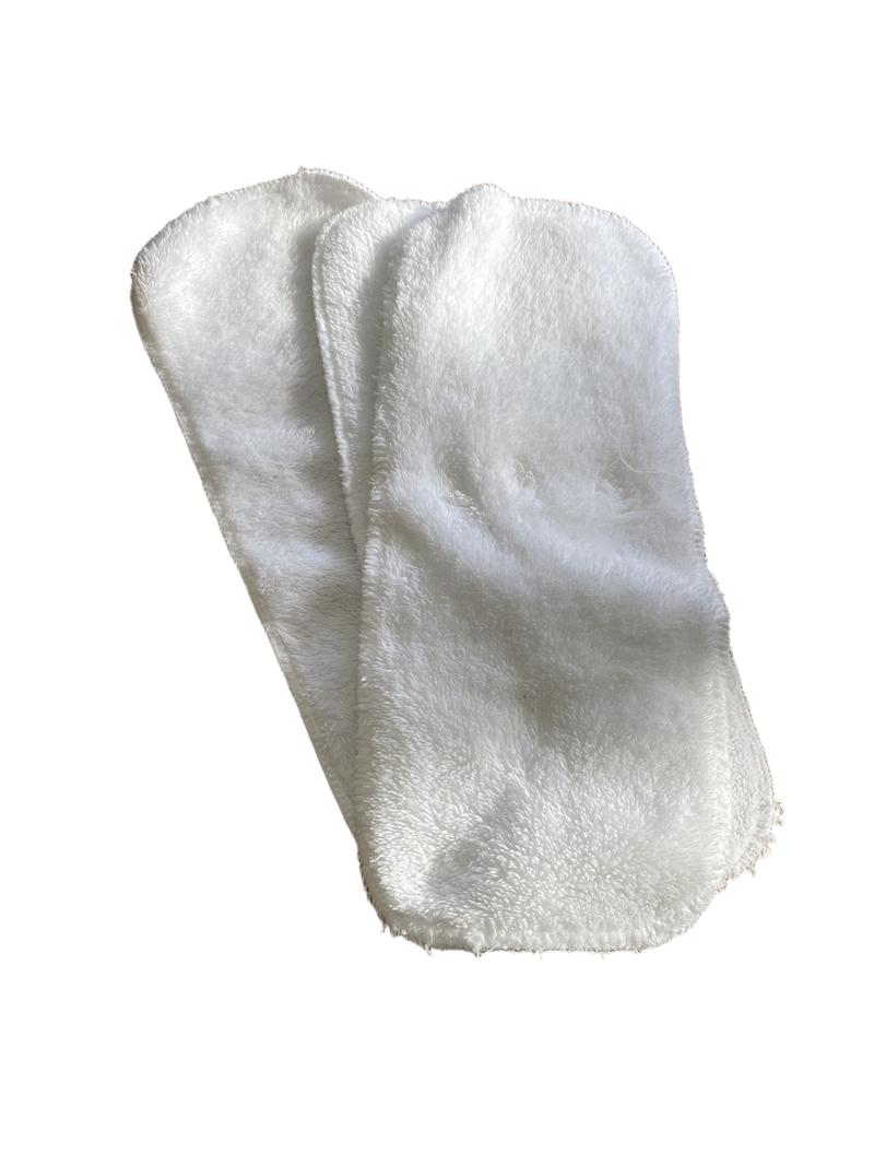 Preloved Unknown Brand - 3x White Soft Fleece Nappy Insert/Booster.