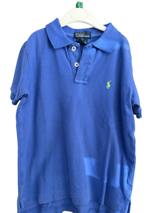 Preloved Polo Ralph Lauren - Blue Short-sleeved Polo Shirt (5-6y)