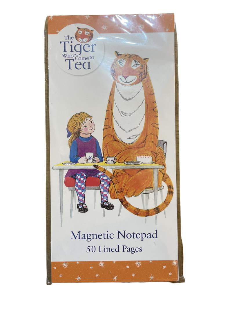 Preloved Toys - The Tiger Who Came To Tea Magnetic Notepad - Museums & Galleries