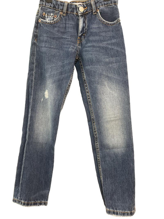 Preloved Zara - Distressed Blue Jeans (8-9y)