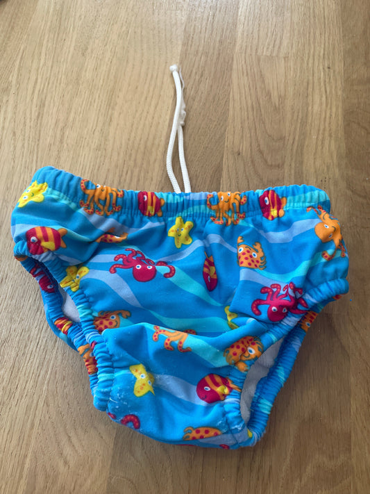Mothercare small blue octopus swim nappy