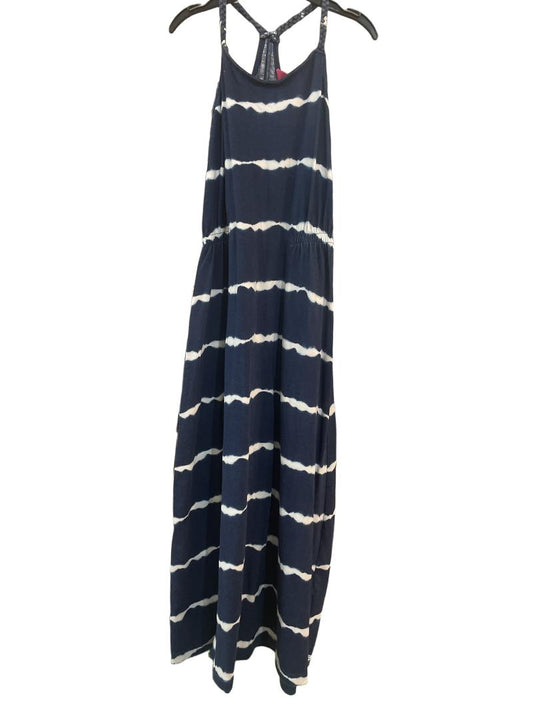 Preloved YD By Primark - Navy Stripe Strappy Sun Dress (8-9y)