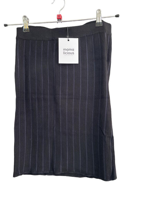 Preloved Mama Licious - Black Stretch Maternity Skirt, NEW With Tags (Small) - Skirt
