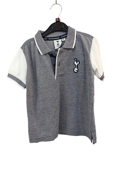 Preloved Tottenham Hotspur - Navy White Tottenham Hotspur Short-sleeved Polo Shirt (2-3y)