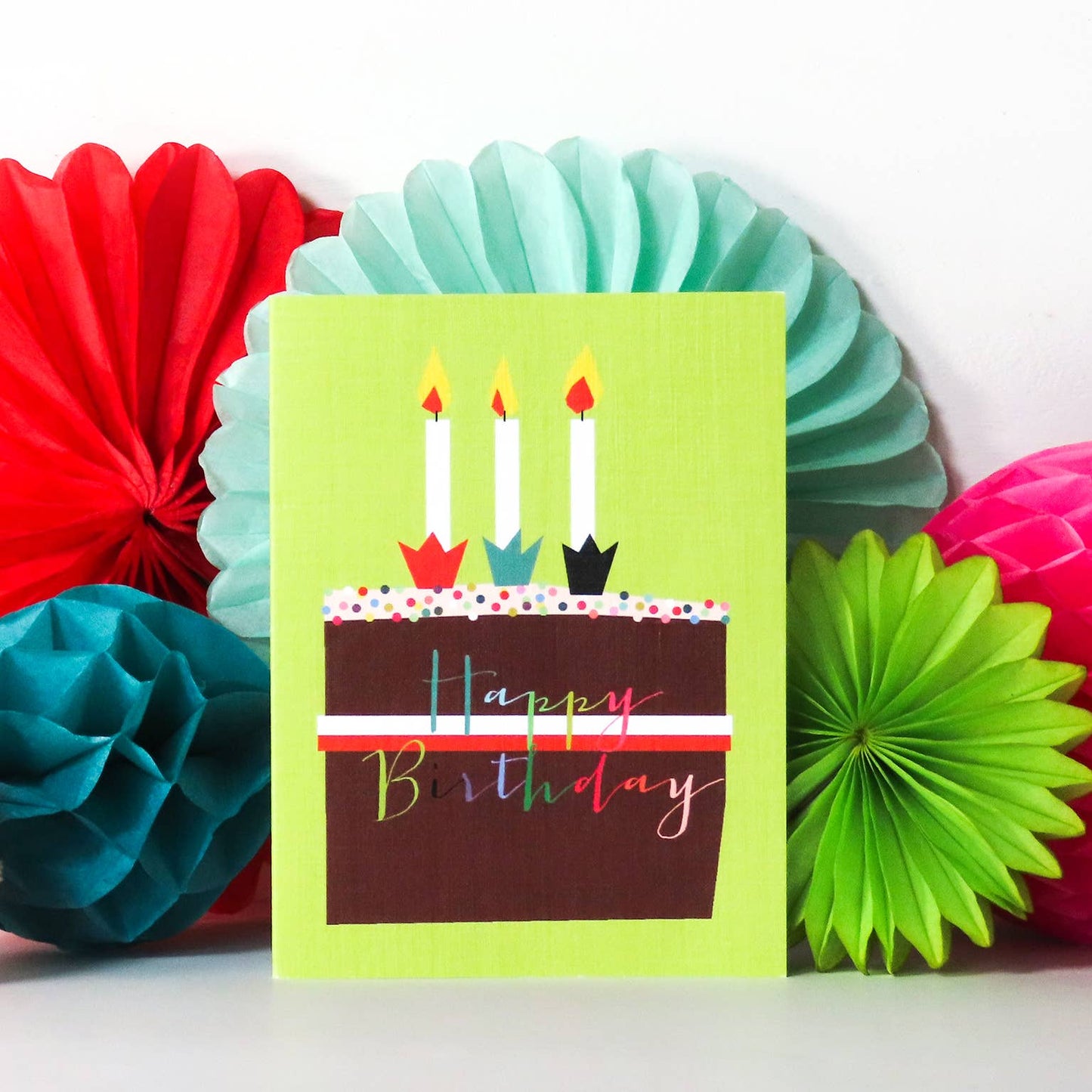 TW418 Mini Happy Birthday Card