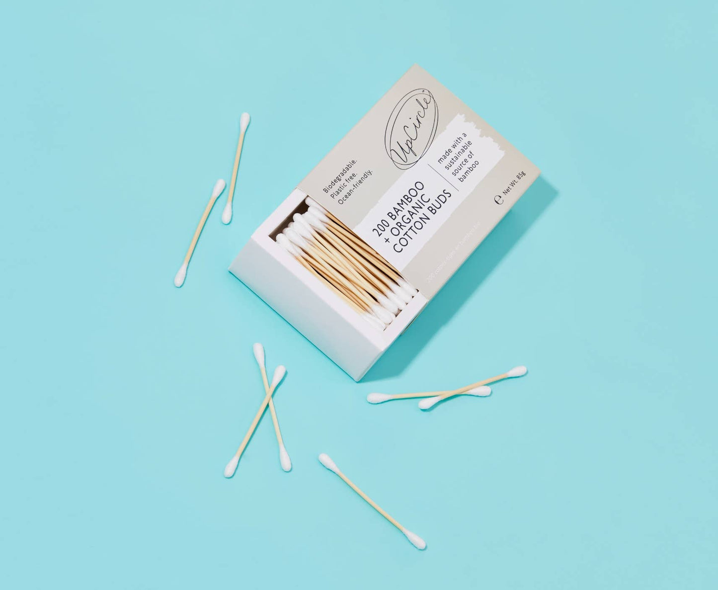 Plastic Free + Eco Friendly - Bamboo + Organic Cotton Buds