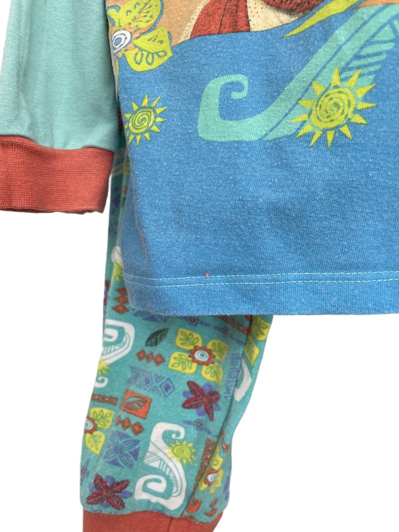 Preloved Character.com - Green Moana Pyjamas (4-5y)