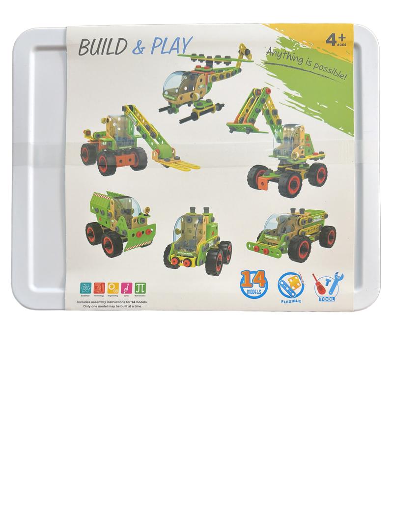 Preloved Toys - Build & Play Vehicle Building Kit, NEW In Box - Moontoy