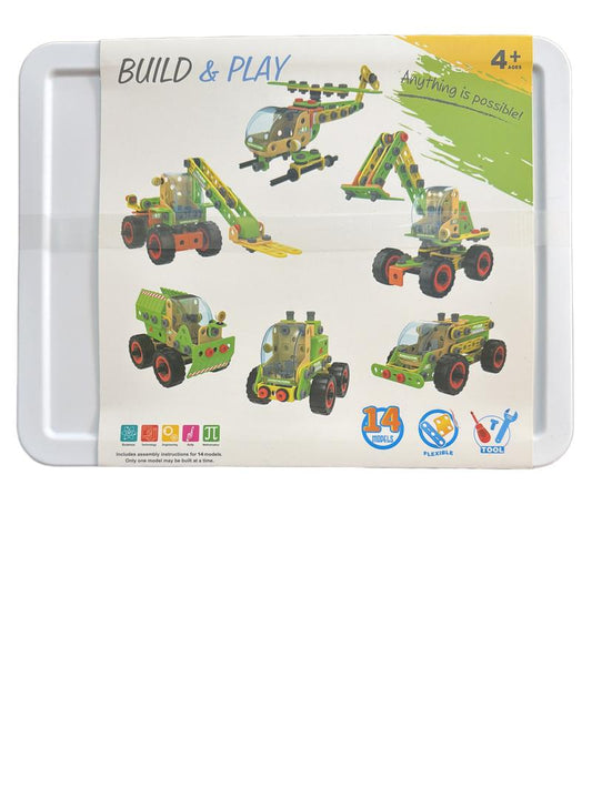 Preloved Toys - Build & Play Vehicle Building Kit, NEW In Box - Moontoy