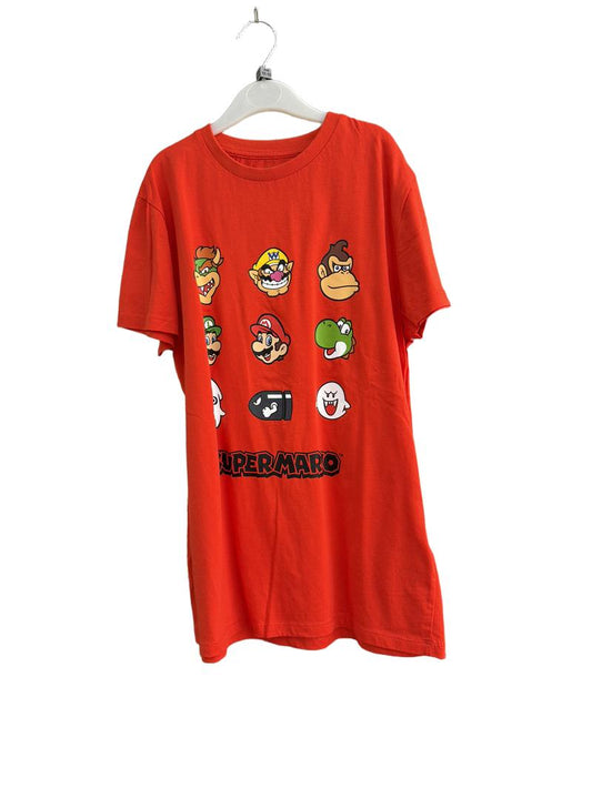 Preloved Marks & Spencer - Red Super Mario T Shirt (12-13y)