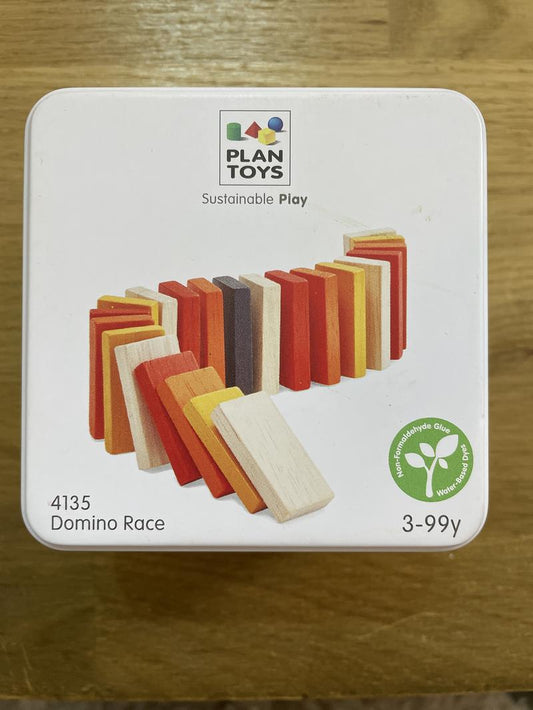 Preloved Toys - Domino Race In A Tin - PlanToys