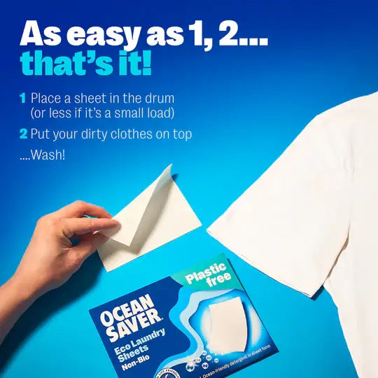 Ocean Saver Laundry Sheets 30 Wash